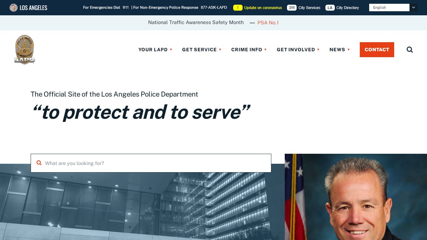 Home of the Los Angeles Police Department - LAPD Online